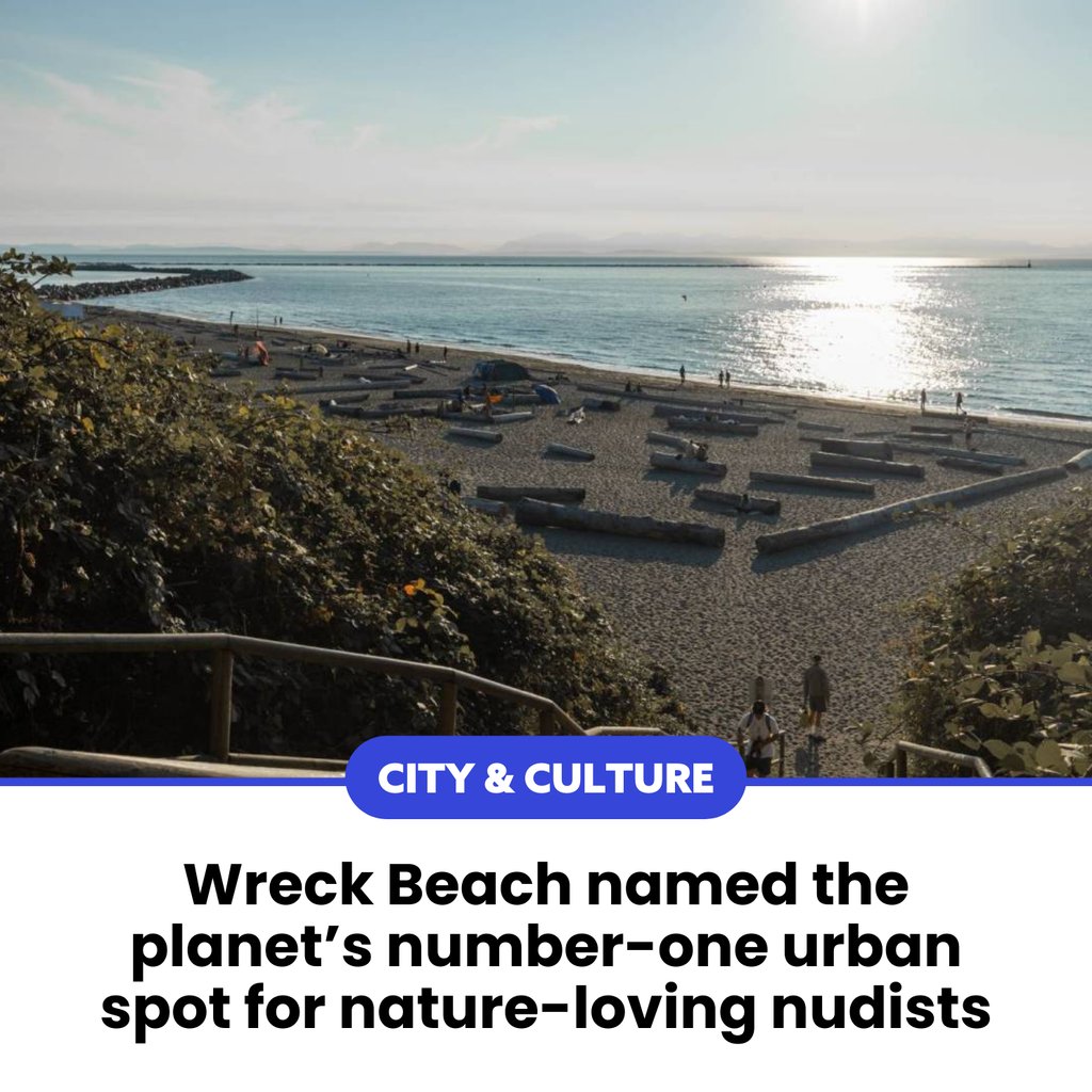 It'll be 18 degrees tomorrow. 👀 Could it be time for your first Wreck Beach visit of the year? 🏖️ Read more: straight.com/living/wreck-b…