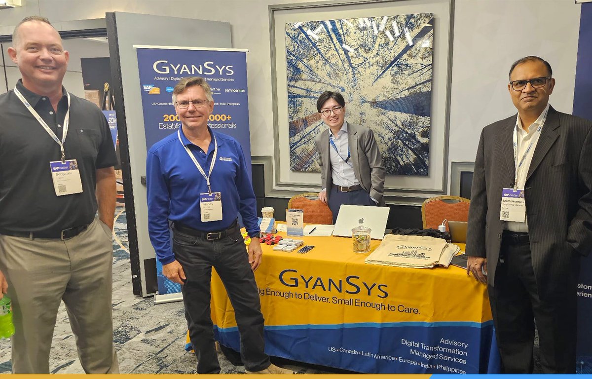 🌟 Exciting News! 🚀 Our team has touched down in Chicago for the #SAPinsider #SupplyChain Management Summit! Our booth is buzzing with activity as attendees stop by to learn about our innovative solutions. We had the privilege of connecting with the ATI team.