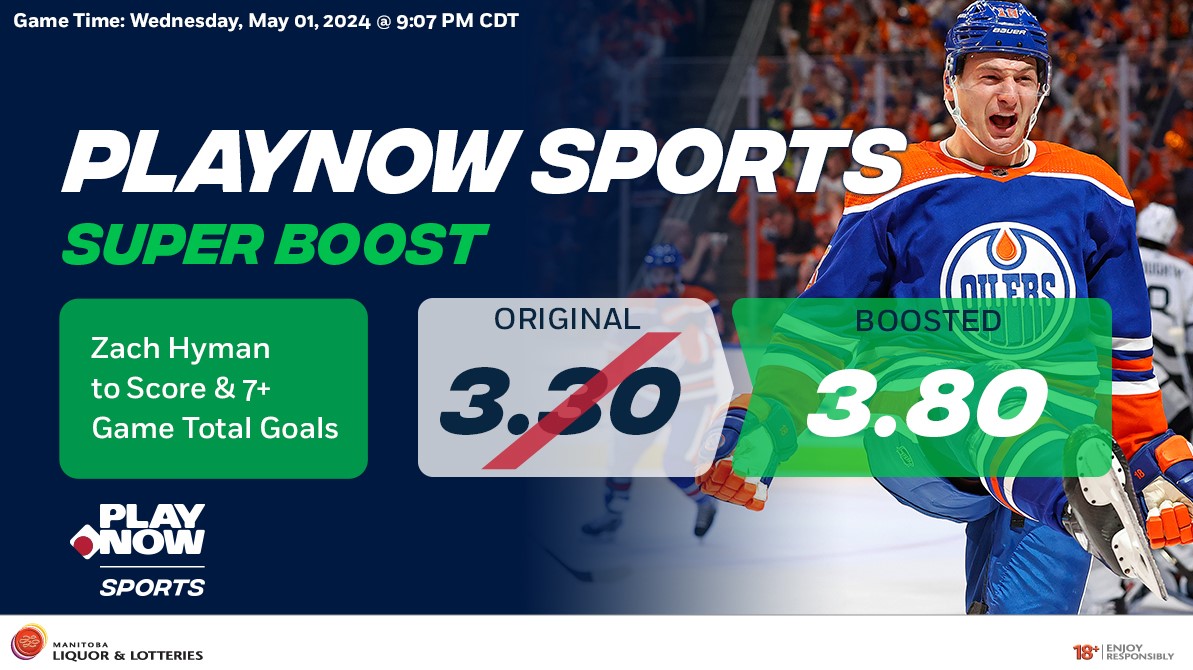 NHL Super Boost🏒 Zach Hyman to Score & 7+ Game Total Goals (3.80) bit.ly/4cQgWTe 18+