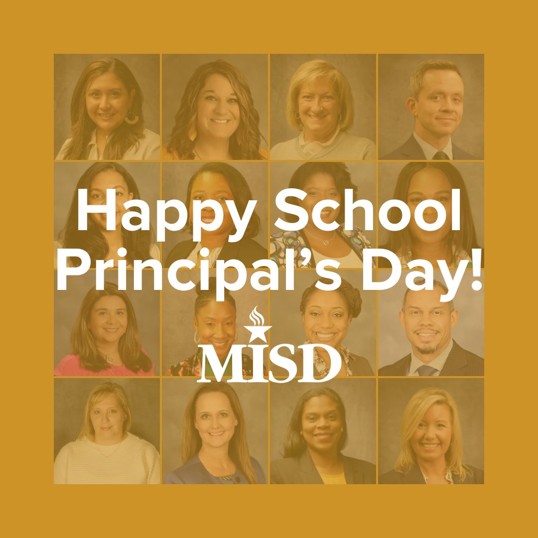 Happy School Principal's Day! 🍎 Today we honor our campus leaders who create safe, welcoming school environments for all. If you see your principal, give them a big thank you for all they do!