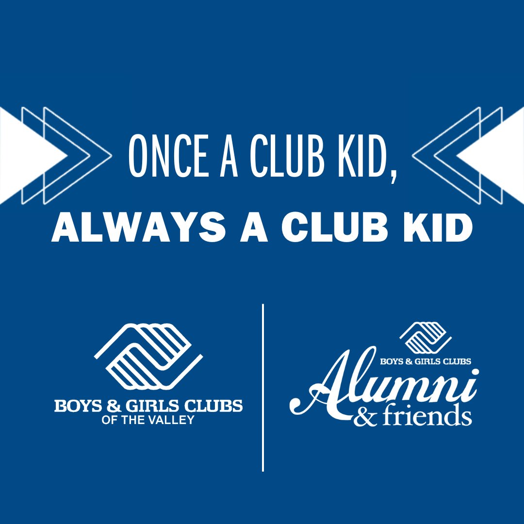 Welcome to the Club, after the Club. Whether you attended a Boys & Girls Club here in the Valley or across the country, we’d love to welcome you home. Join Alumni & Friends today for access to social events, networking opportunities and so much more! ow.ly/t6V650Ru1Qu