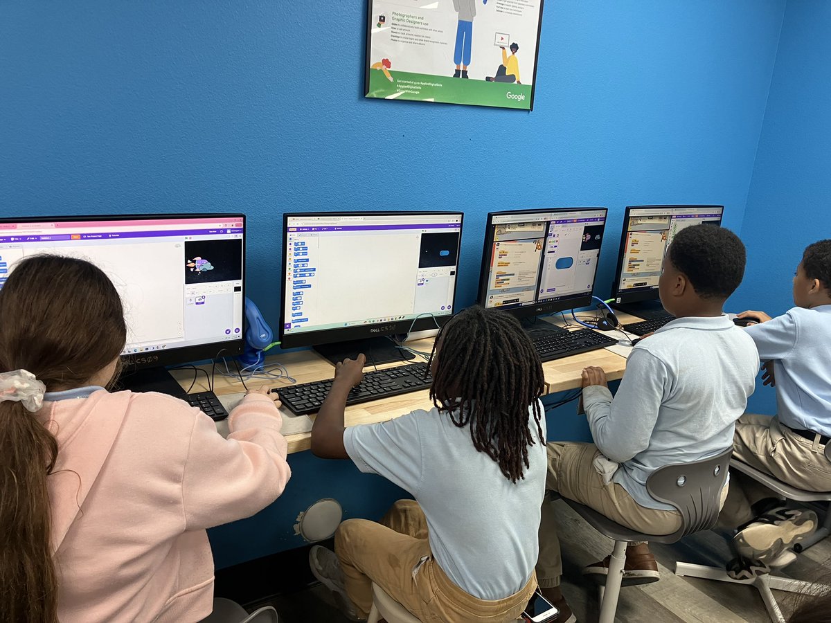 Our 4th grade students at @efwmaschool continuing #learning  #coding with @scratch  
#equity #diversity #inclusion #confidence  #debugging #problemSolving #creativity #CSforALL #EveryCanCode #codeisfun  #education #kids
#ITeachCode @AFEteacher