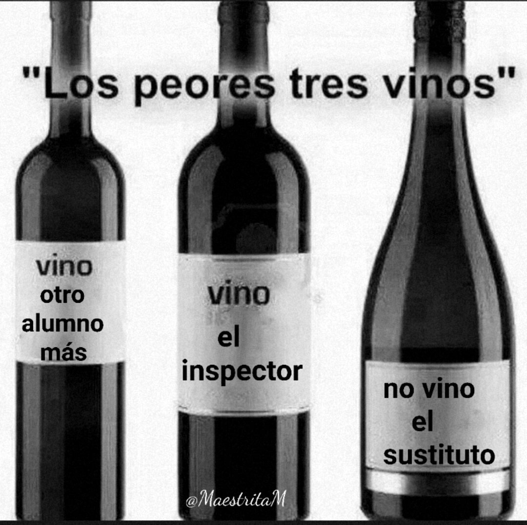 Los tres peores vinos para un docente: