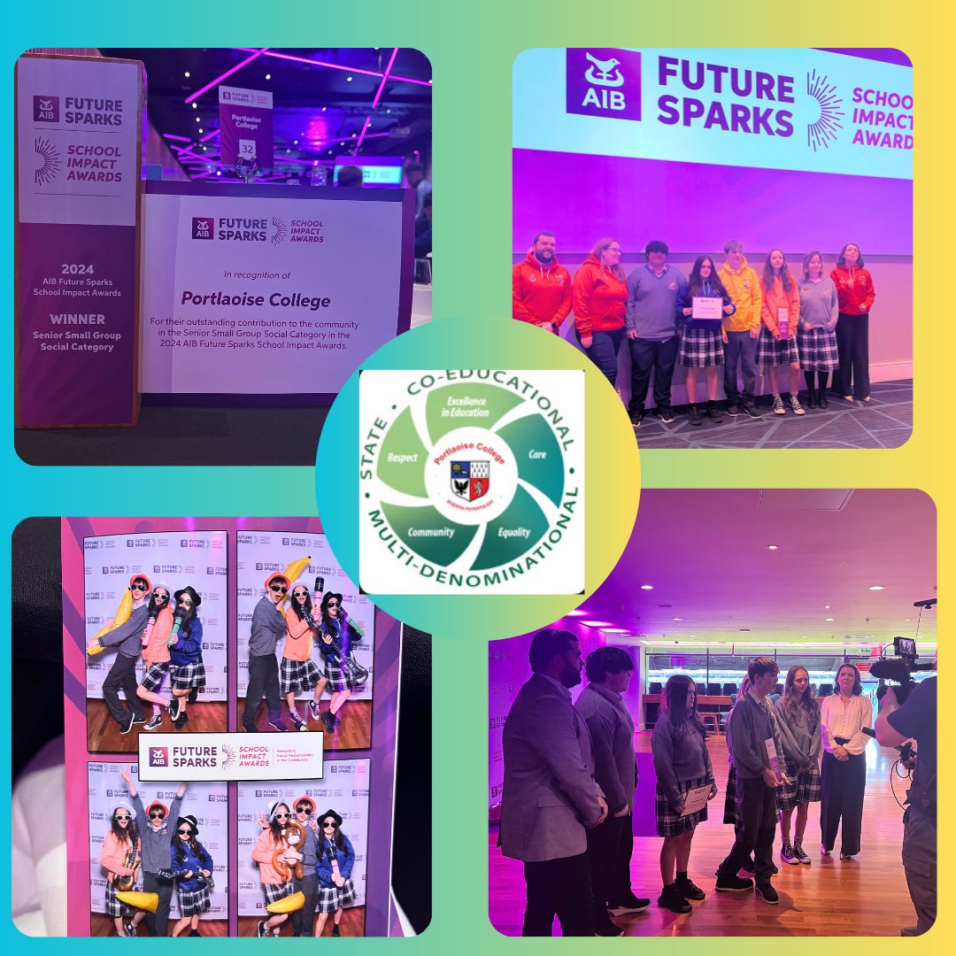 Congratulations to The BridgeAbility Team who won a School Impact Award at today’s @AIBIreland #AIBFutureSparks event. You can listen to the podcast by clicking here anchor.fm/portlaoise-col…