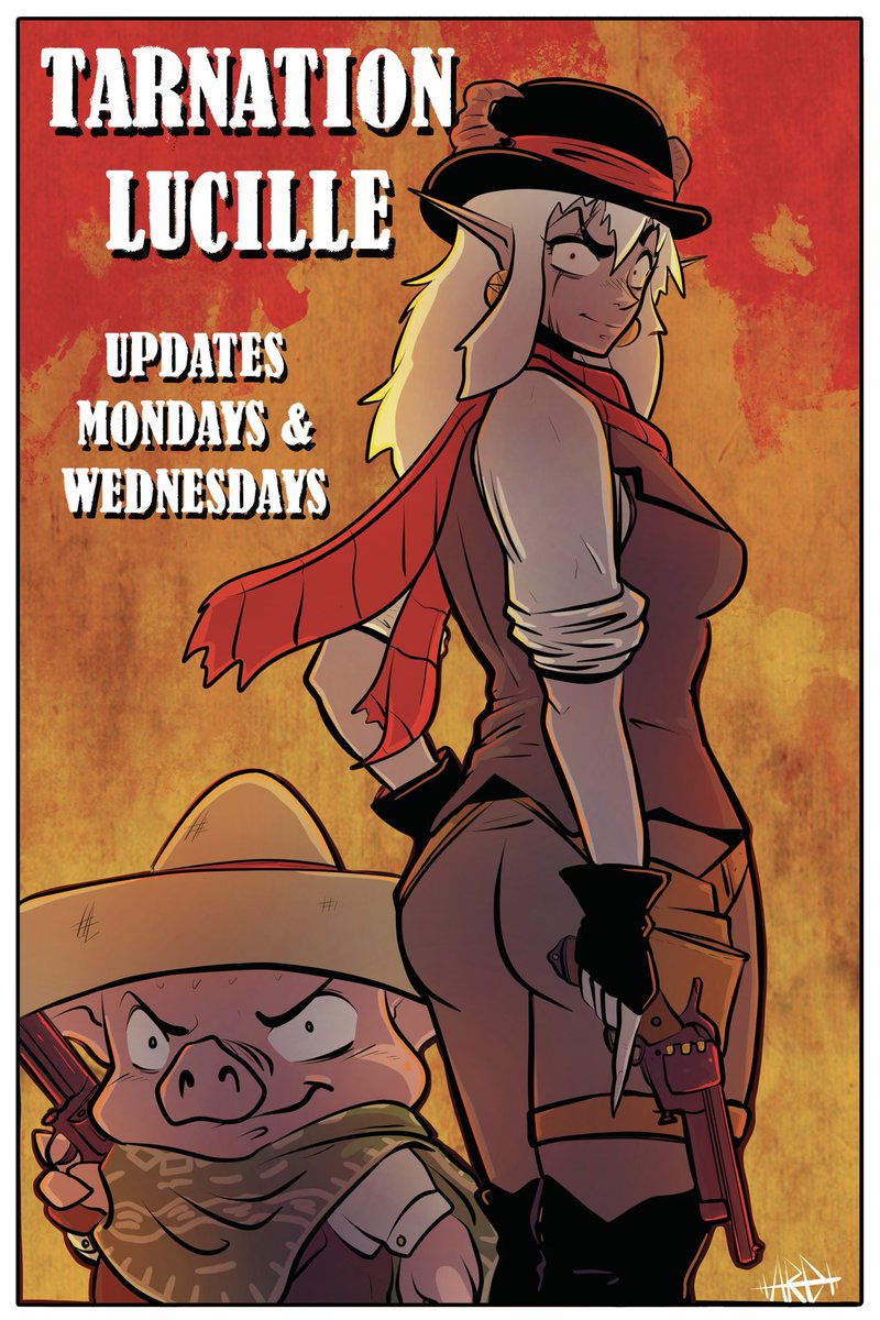 Check out a new episode of  Tarnation Lucille :The Price of Fame !! On Comic Fury and on Tapas. If you need help finding it. Let me know! #webcomics #weirdwest #manga #fantasycomics #wildwest #blackpowder