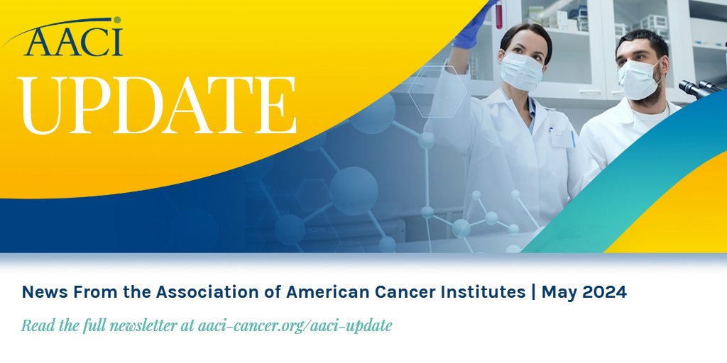 Register today for #AACI2024, #CRI2024 abstract winners and #HillDay Cancer Research Ally Awardees announced, CAR T Initiative is now Cellular Therapy Initiative + more news from North America's leading academic cancer centers in the May 2024 #AACIUpdate. conta.cc/3JIvqHn