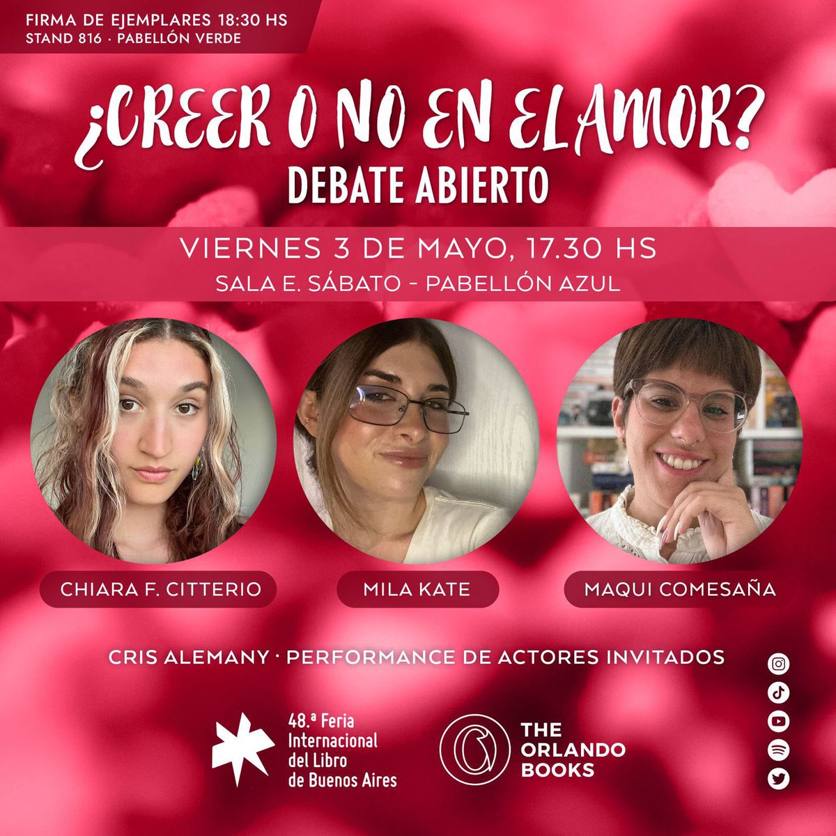 El viernes, los esperamos para una charla única!