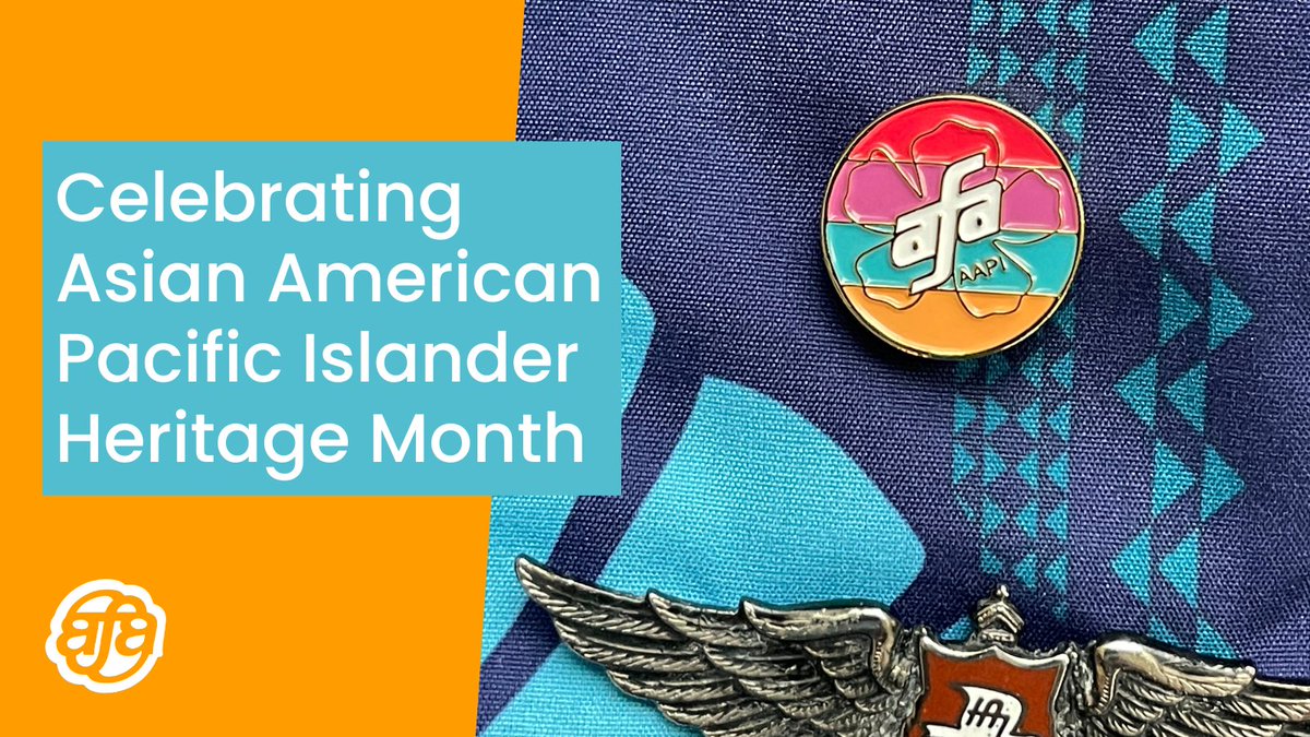 AFA is proud to celebrate Asian American and Pacific Islander Heritage (AAPI) Month in May, celebrating the contributions and influence of AAPI Americans to the history, culture, & achievements of the US. We highlight our diversity on the line with our AFA AAPI pin.