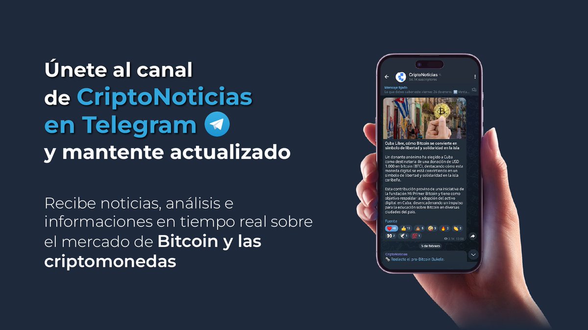 Únete a nuestro grupo de Telegram 🔗https://t.co/mIQOwyOvwG