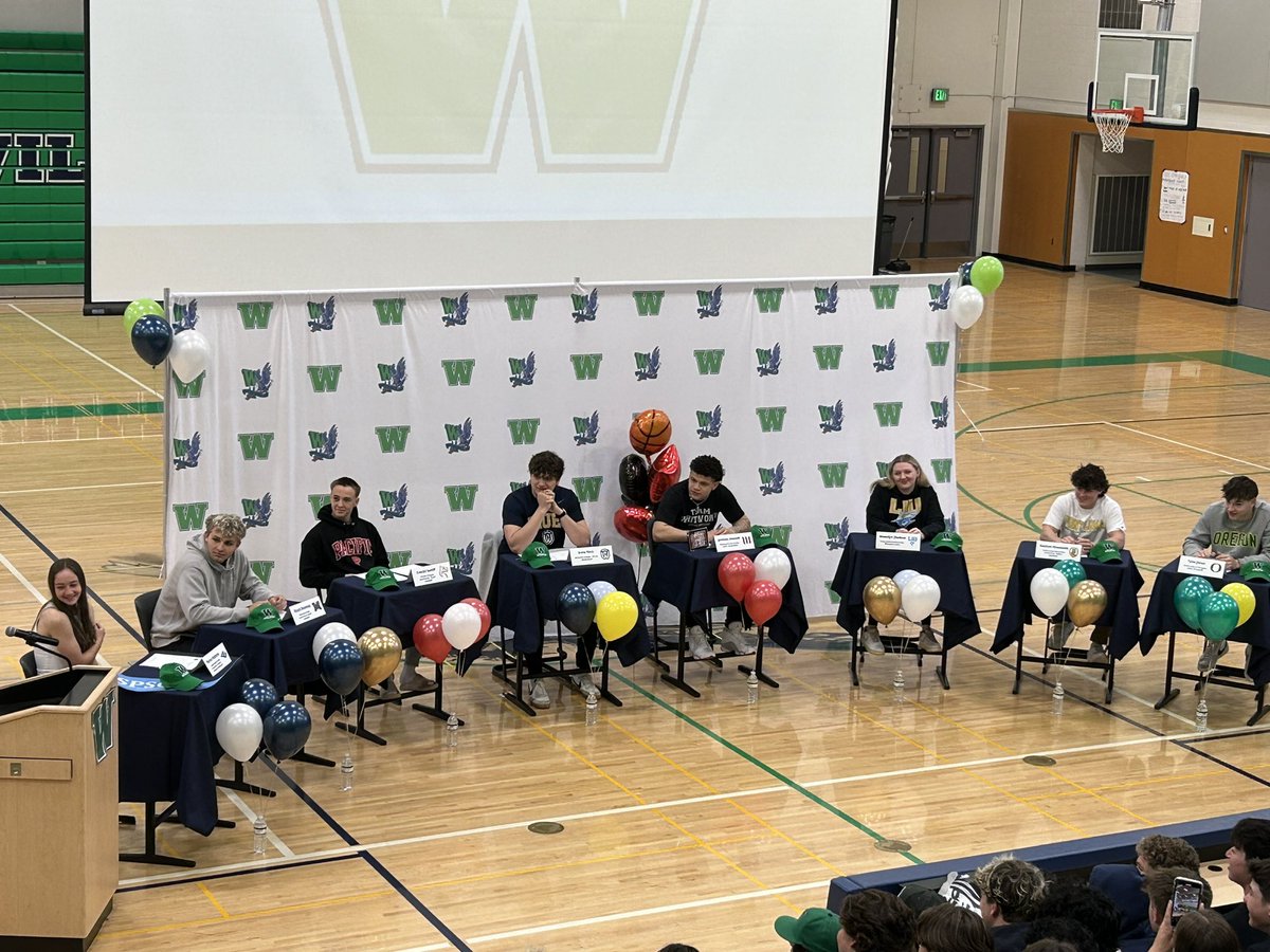 Coach Josh Markey (@coachmarkey) on Twitter photo Exciting to watch these guys attend the Athletes signing celebration at WHS this morning! Even more excited to watch what <a href="/rybowles12/">Ryan Bowles</a> & <a href="/everett_ratliff/">Everett Ratliff</a> do in the next steps of their journey!!!
<a href="/WHSFB/">WHS Football</a> <a href="/falcon_gridiron/">FGIC</a> #Falcons Exciting to watch these guys attend the Athletes signing celebration at WHS this morning! Even more excited to watch what <a href="/rybowles12/">Ryan Bowles</a> & <a href="/everett_ratliff/">Everett Ratliff</a> do in the next steps of their journey!!!
<a href="/WHSFB/">WHS Football</a> <a href="/falcon_gridiron/">FGIC</a> #Falcons