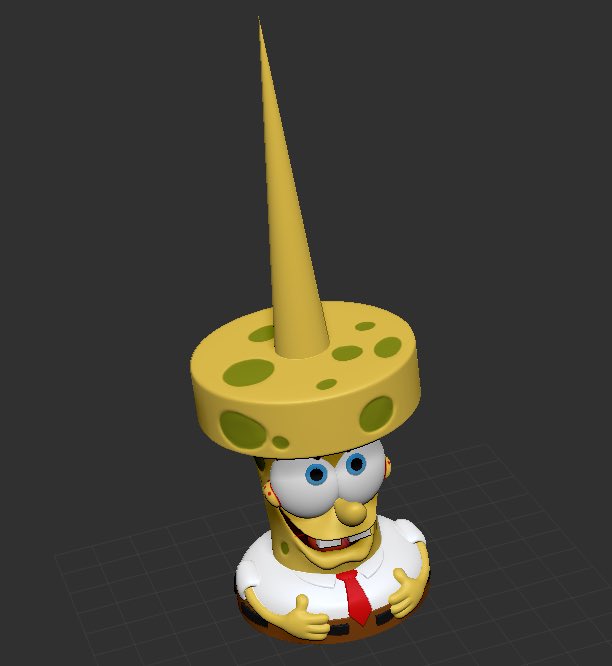 Finding out it’s SpongeBob’s 25th anniversary! Here’s a repost of my weird SpongeBob models from last summer