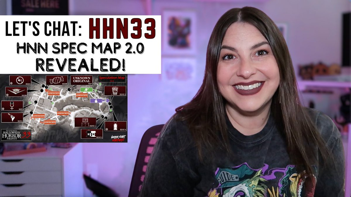 Apologies for the delay, but it's time to discuss the latest spec map from my friends over at @HNNightmares! Let's chat about the rumors, theories, and my fears for #HHN33! youtu.be/wCqwxiFAa2E