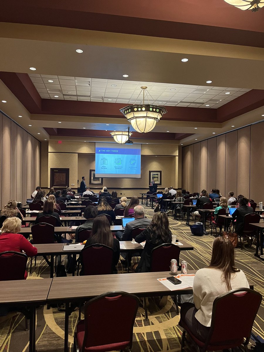Mark Otte and Katie Blycker of Lutz presenting their general session, “Navigating Medical Practice Transitions”.✅

Our second to last session of the day!📣

#HLANebraska #AnnualConference