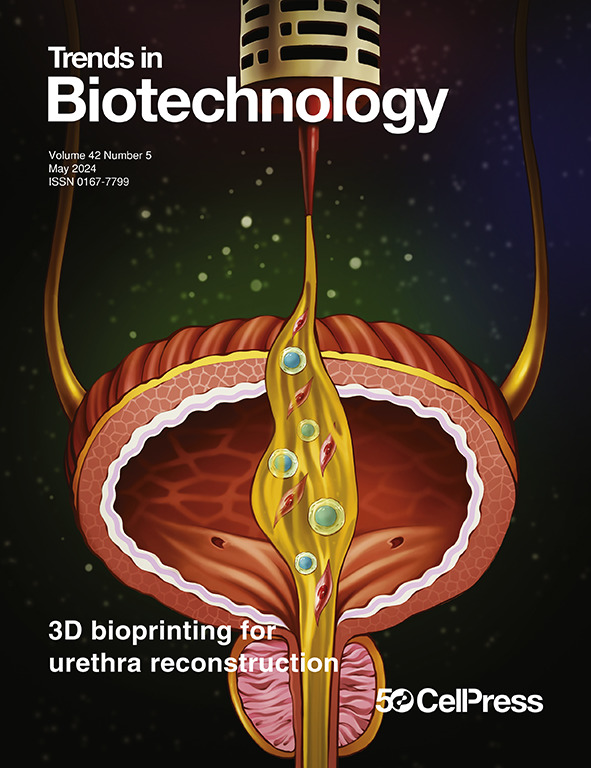 Our May issue is online! HIV models, plant CRISPR (@rajvarshney @MU_CCFI_Biotech), circuit board biosensing (@PranjalChandra_), 3D printed heart valves, bioprinted tumor microenvironment, and more: cell.com/trends/biotech…