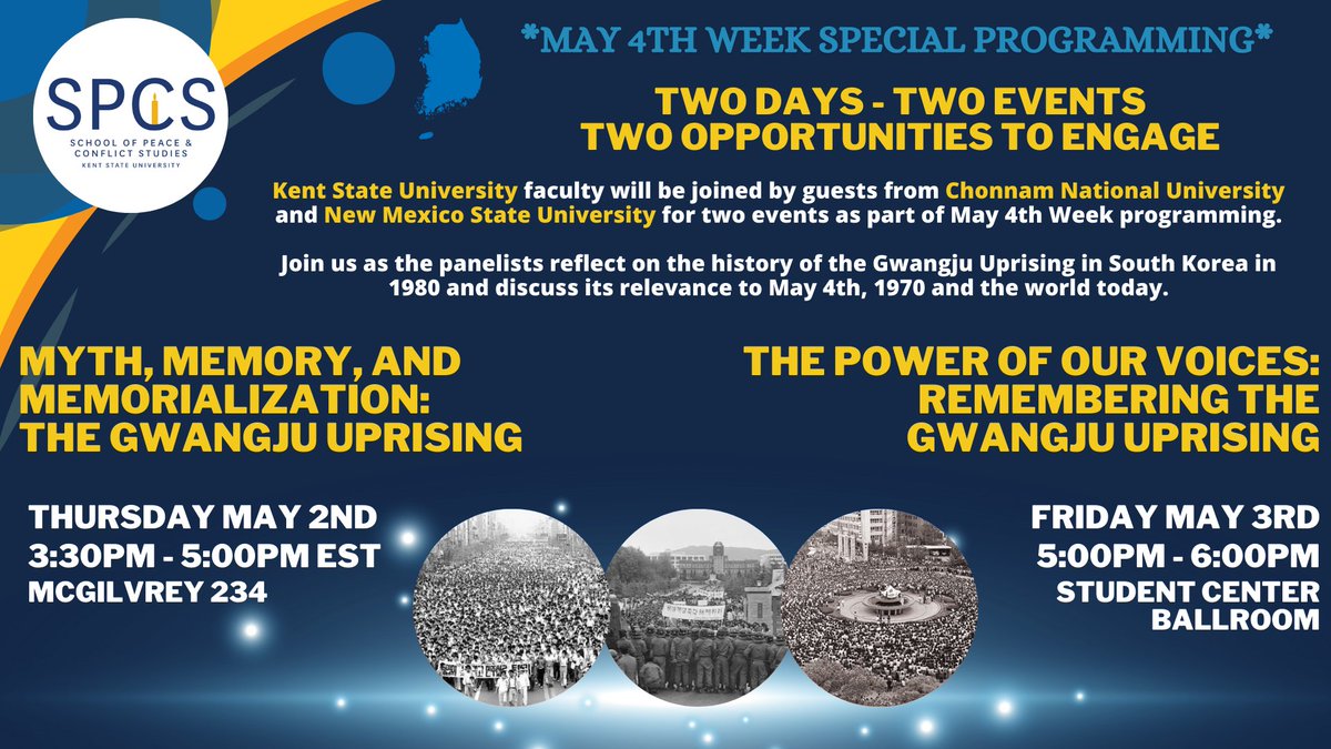 Kent State School of Peace and Conflict Studies tweet media