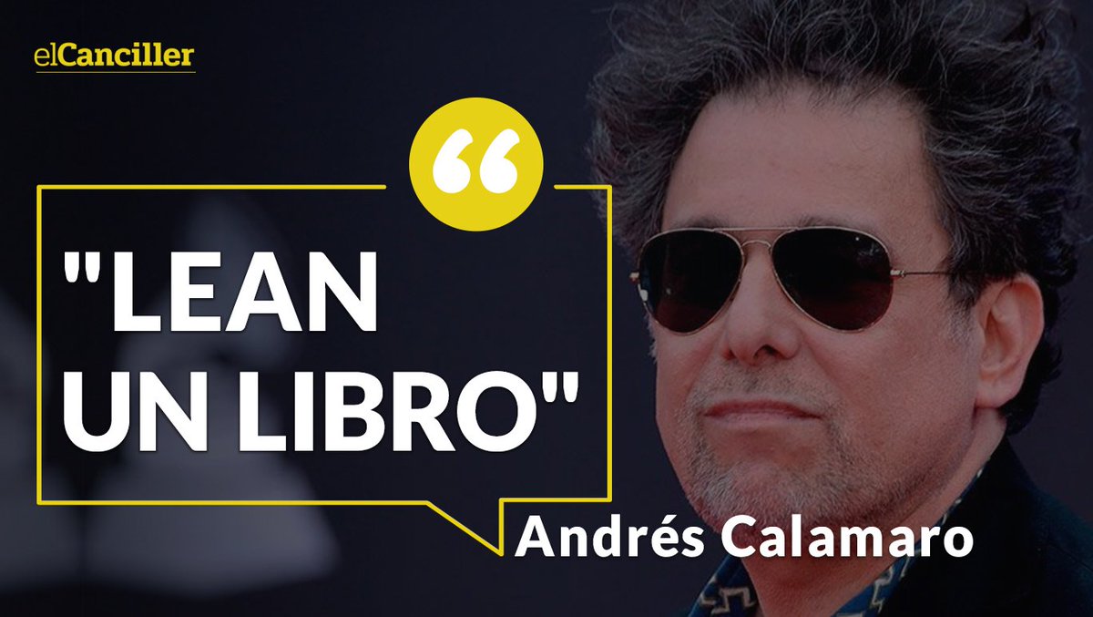 🚨Andrés Calamaro criticó a los que llaman a marchar contra Javier Milei

✅'Somos almas refinadas y ellos son un sorete en un palo,'
✅Los mando a leer un libro