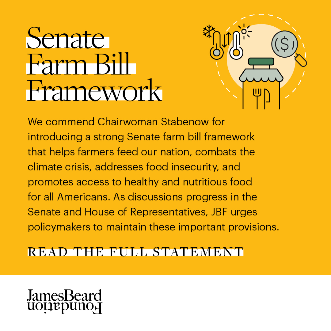 Read our full statement on the Senate farm bill framework here: bit.ly/4aYwkf4