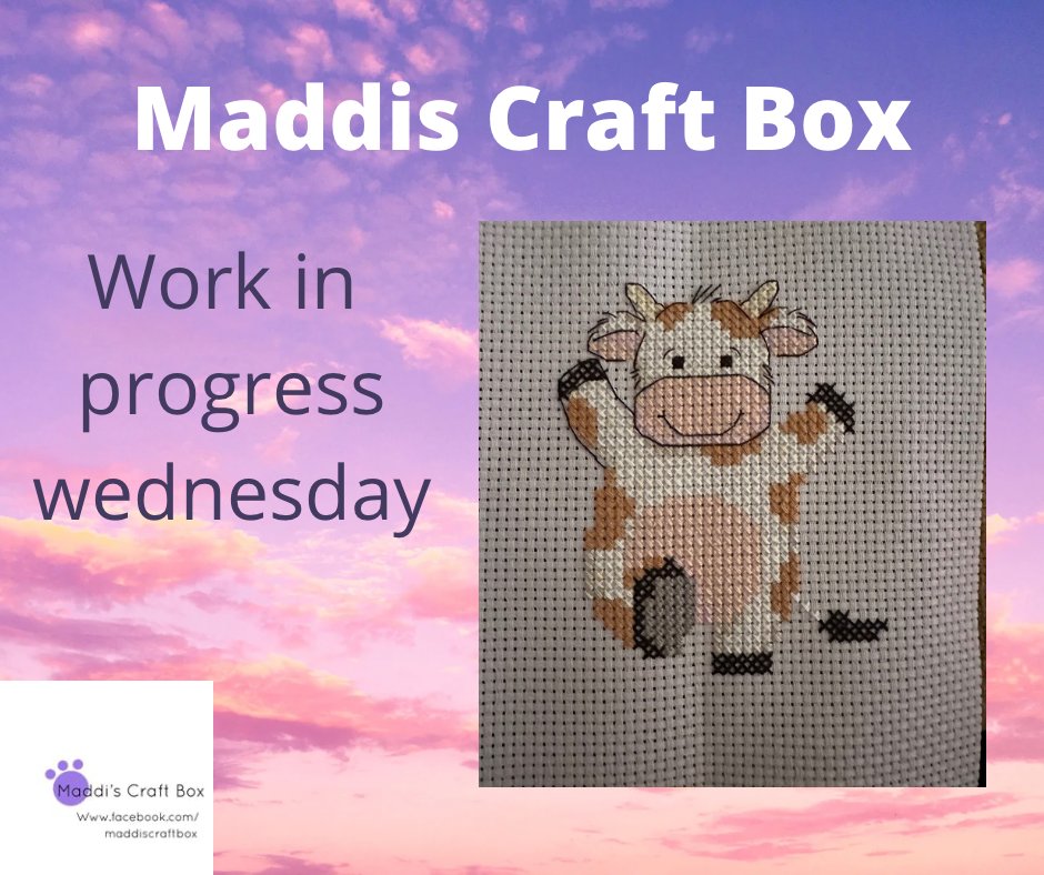 Work in progress- here is some cross stitch I have been working on this week. 💜 #MHHSBD #productoftheday #handmadeuk #CraftBizParty