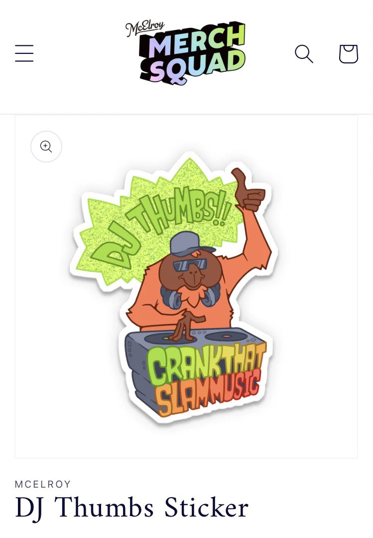 mooselybased's tweet image. Eeyyy, guess who got to design a sticker for the current #TheZoneCast season! I stan DJ Thumbs