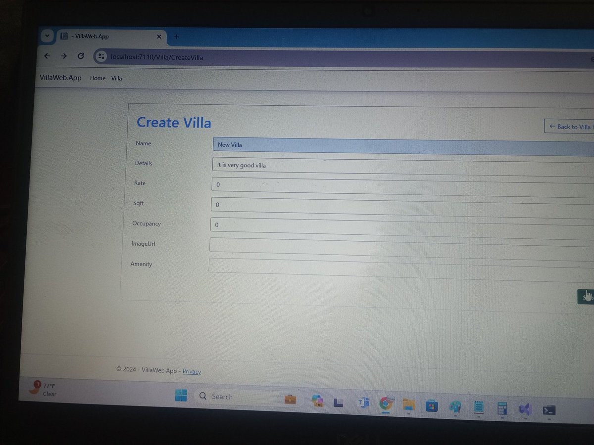 ⏳Day 021/100 
#Csharp #100daysofcoding #DotNet 
(1/2) Today I worked on getting data from api and displaying on the web page  for that I used MVC architecture.