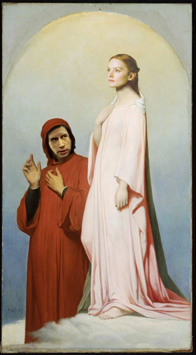 Dante and Beatrice, 1851, Ary Scheffer 
- made reylo ✨

This one was sitting in my WiPs for years (?!) so it’s nice to finally release.

#ReyloArt #ReyloPrompt