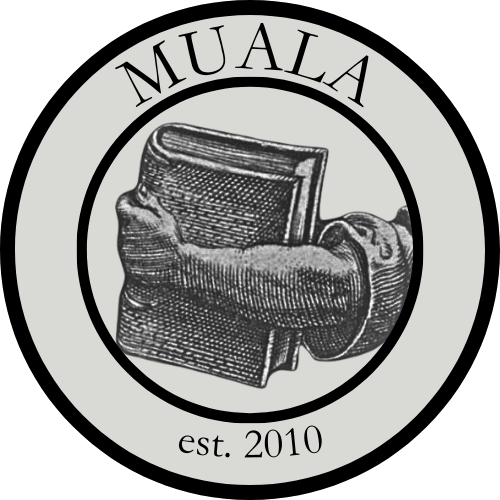 MUALA has a new logo! We’ve stepped away from our Employer’s branding, and have adopted this woodcut from McMaster’s rare book collection. It's giving: 'In solidarity.'