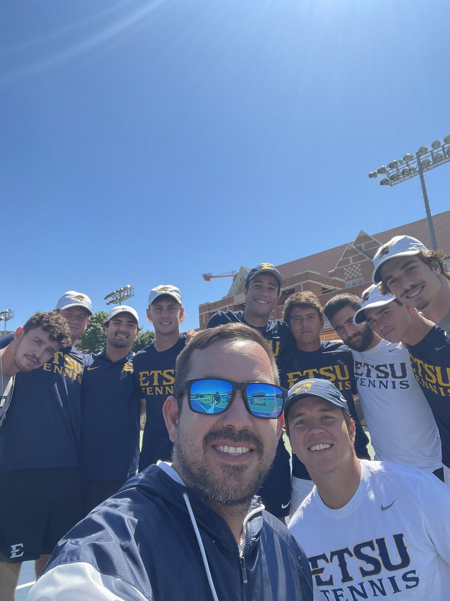 @ Knoxville with @ETSUMensTennis ! Let’s GO!!!!