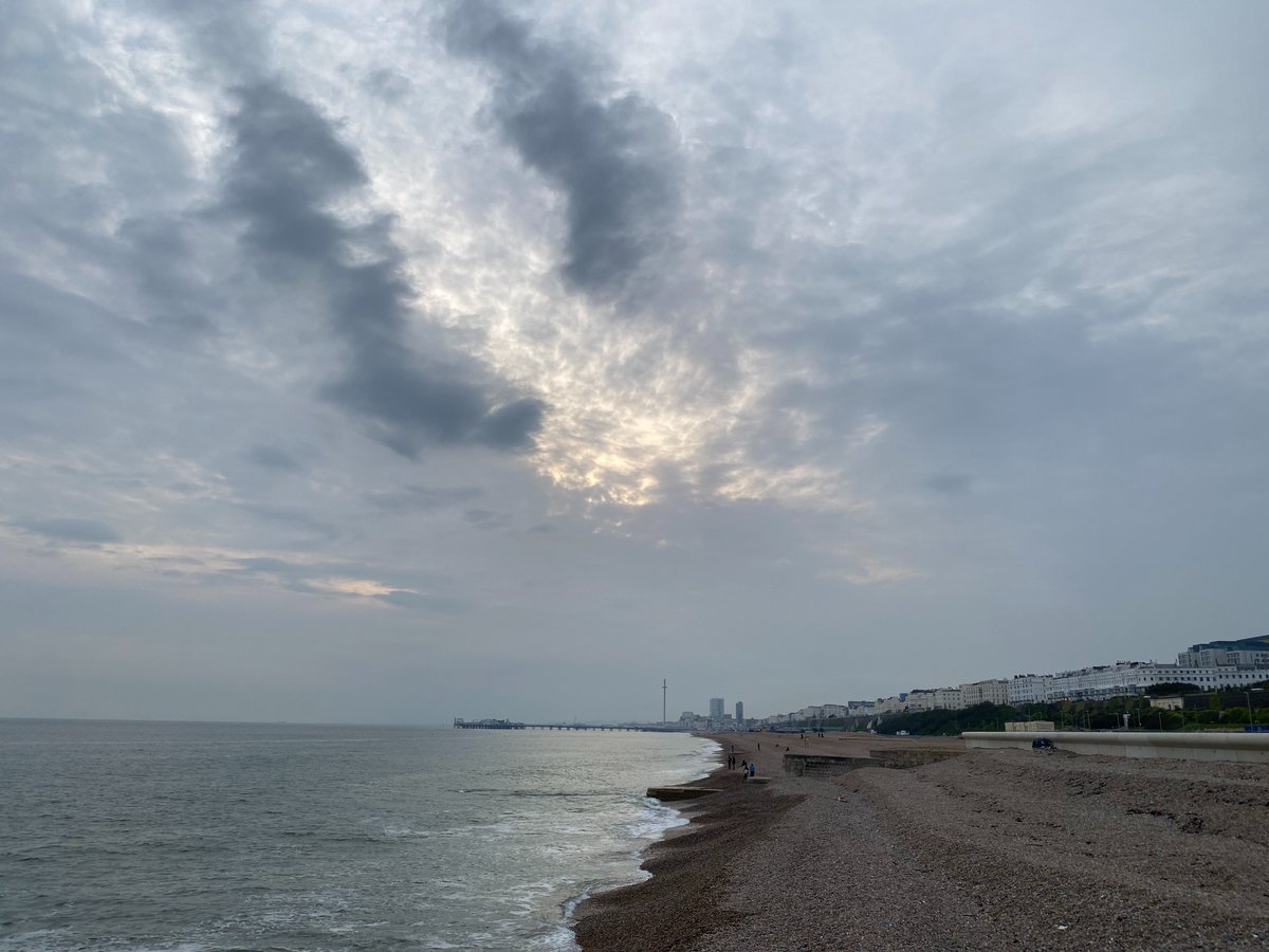 Feeling very humid on Brighton seafront this evening
