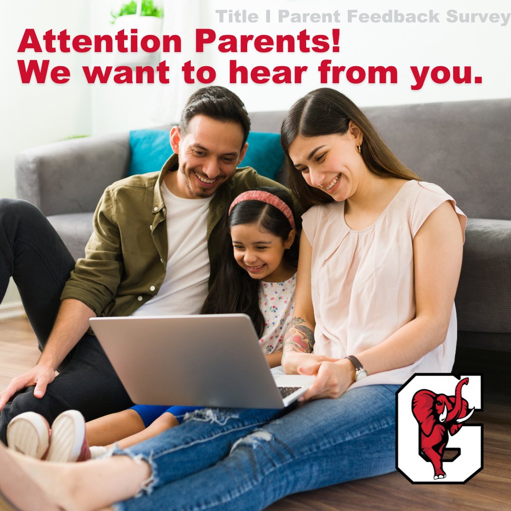 Please help share important feedback about your child's school. Click the link gcssk12.net/students-paren… to take the survey in English and Spanish.
