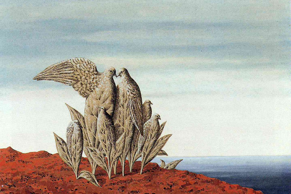 Island of Treasures, 1942 Get more Magritte 🍒 linktr.ee/magritte_artbot