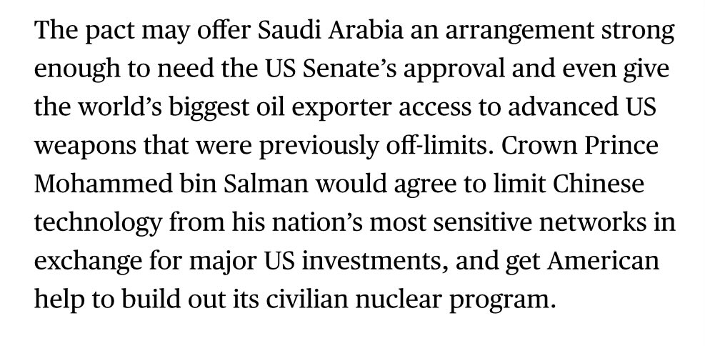“…advanced U.S. weapons that were previously off-limits.” So help me god if we sell the Saudis F-35