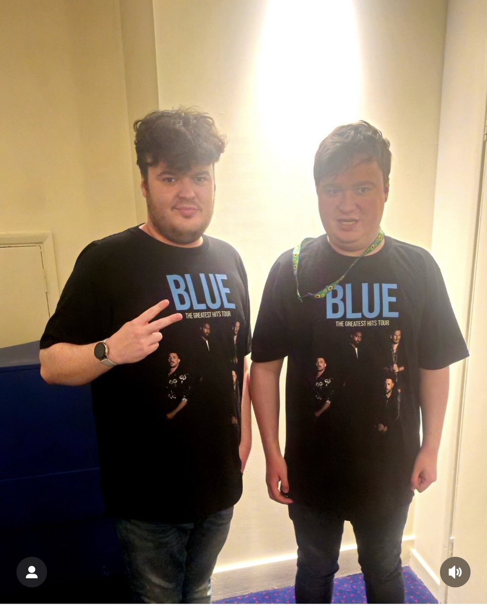 My beautiful boys accompanying me at @officialblue tonight 💙💙