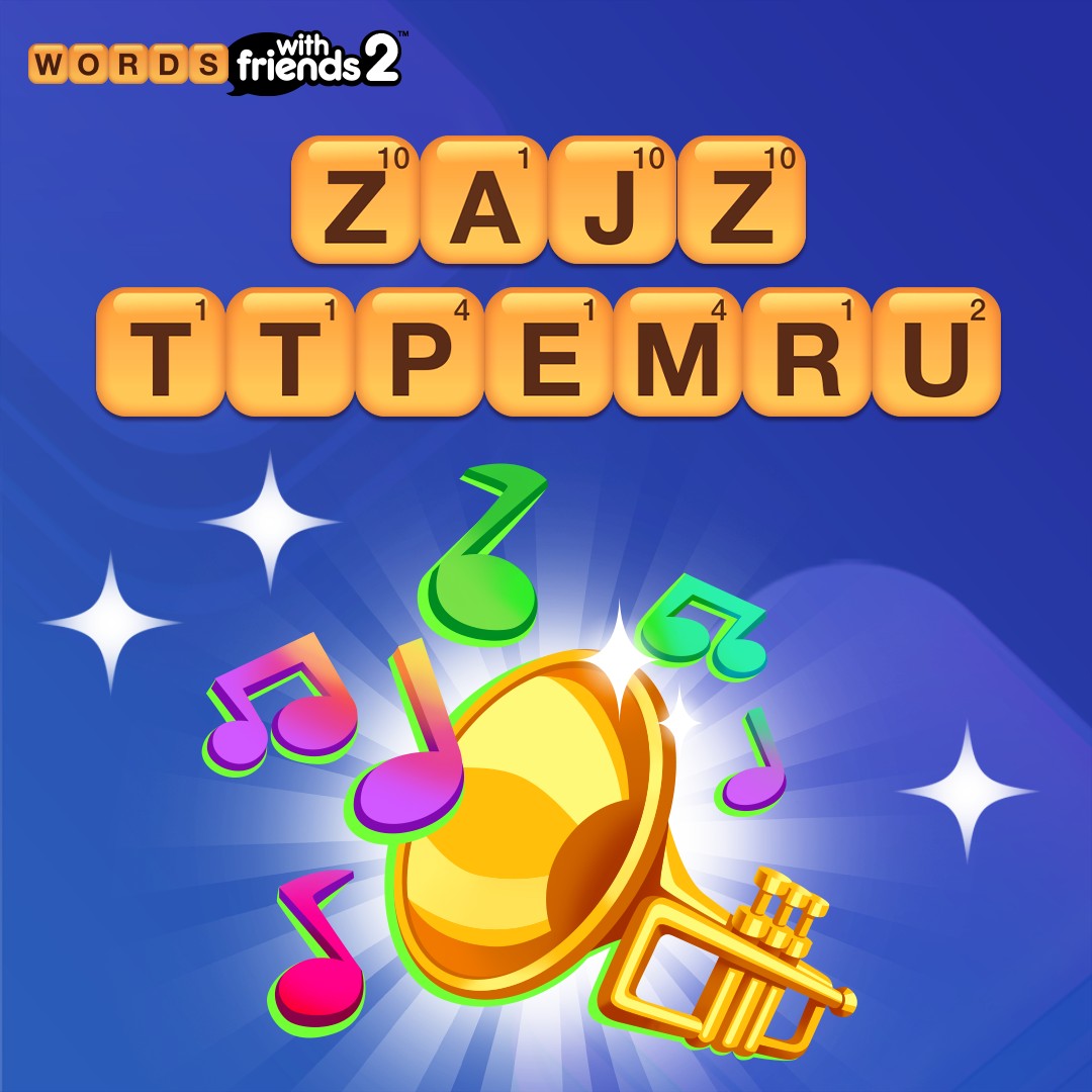 How quick can you think on your feet, Wordies? 👀

#Unscramble these word tiles to name this jazz instrument! Play @WordsWFriends 2's latest Weekly Challenge, the Improvisational Challenge 🎷: play.wordswithfriends.com/.../Improvisat…...

#wordswithfriends #wordgames #trainyourbrain #brainteaser