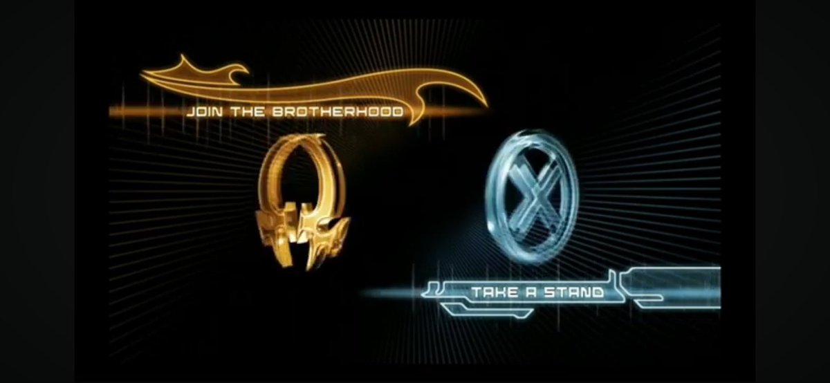 Just watched X-Men:The Last Stand and remembered the cool feature in the dvd menu where you could choose whether to hate humans or not.