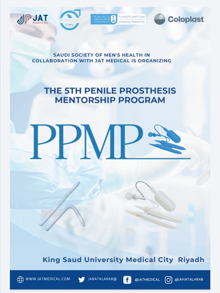 In collaboration with Janat-Coloplast, SSMH is organizing the 5th penile prosthesis Mentorship program from May 5-6,2024.