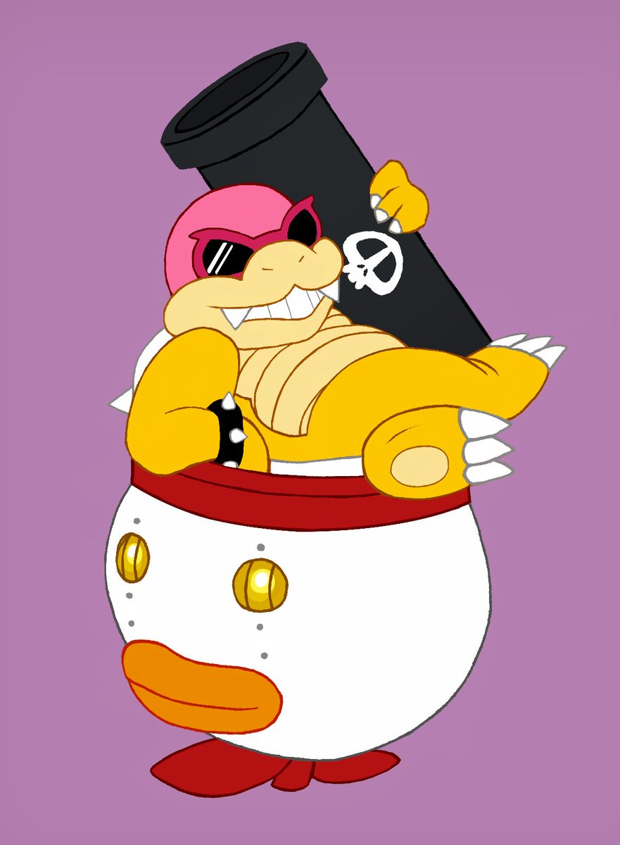 A simple colored version of an old drawing of Roy, our boy.
#Koopalings #SuperMarioBros