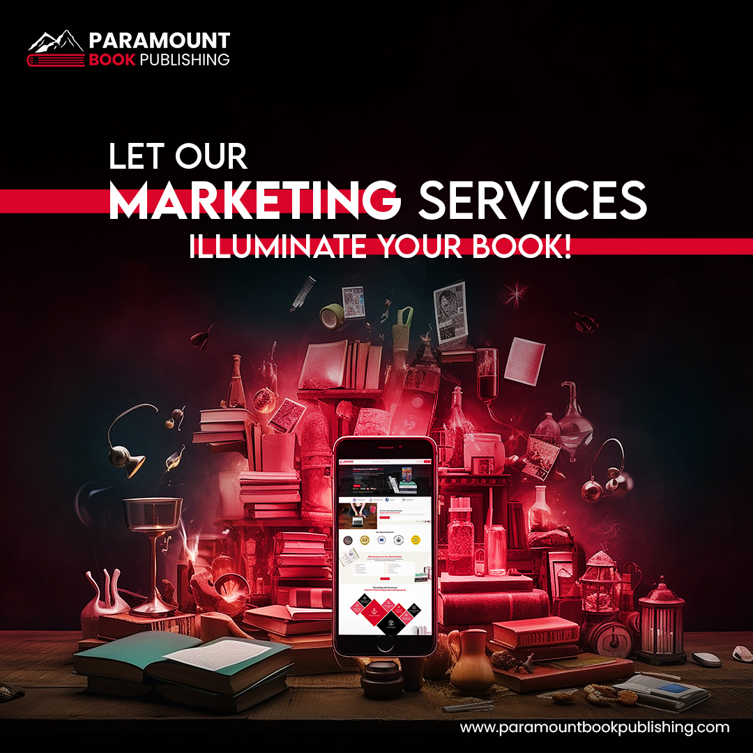 Let our expert marketing service light up the path to success for your book! With strategic promotion and targeted campaigns.
Delivering Excellence Beyond Expectation!
paramountbookpublishing.com

#Paramountbookpublishing #BookMarketingTips #AuthorPromotion #BookBuzz #PromoteYourBook