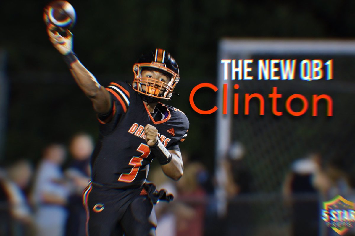 THE NEW QB1s, part X - Clinton For nearly four years, Joshuah Keith held the starting QB job at Clinton. Now, his father Darell — Clinton’s HC since Dec. 2019 — must find a new starter for the Dragons. Here’s what he’s got this spring… THE READ ▶️ 5starpreps.com/articles/the-n…