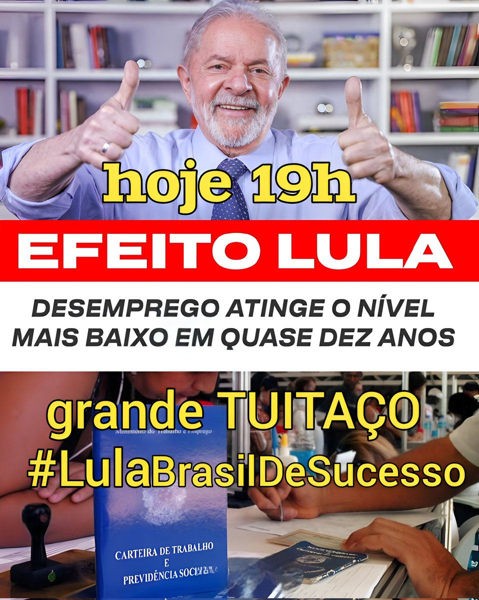 @Saionuness Por isso precisamos divulgar sempre o trabalho do nosso presidente, amiga. FAZ O L ❤ #LulaBrasilDeSucesso #LulaMelhorParaTodos #MML