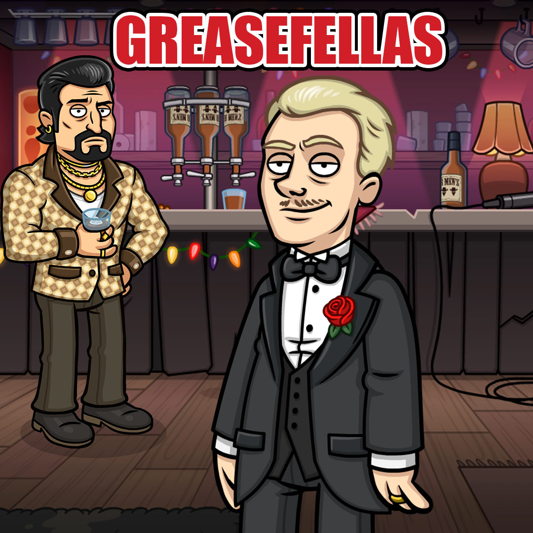 #GreasyMoney News: Snitches get stitches! Join the Boys in 'Greasefellas' Thur 2 May @ 2pm PT... or end up sleepin' with the fishes! 🌹 tpbgame.com