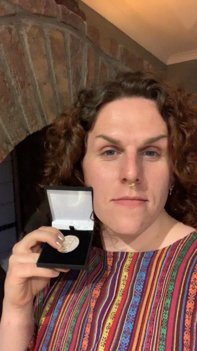 Mx. Faye Carrie (@thepucalives) on Twitter photo Lovely bit of affirmation to have returned home to this medal in the post. It’s to commemorate having been awarded the Teresa Brannick Medal for 2022-2023 for achieving the highest grade in my research methods class. Thank you <a href="/SmurfitSchool/">UCD Smurfit School</a>. Lovely bit of affirmation to have returned home to this medal in the post. It’s to commemorate having been awarded the Teresa Brannick Medal for 2022-2023 for achieving the highest grade in my research methods class. Thank you <a href="/SmurfitSchool/">UCD Smurfit School</a>.