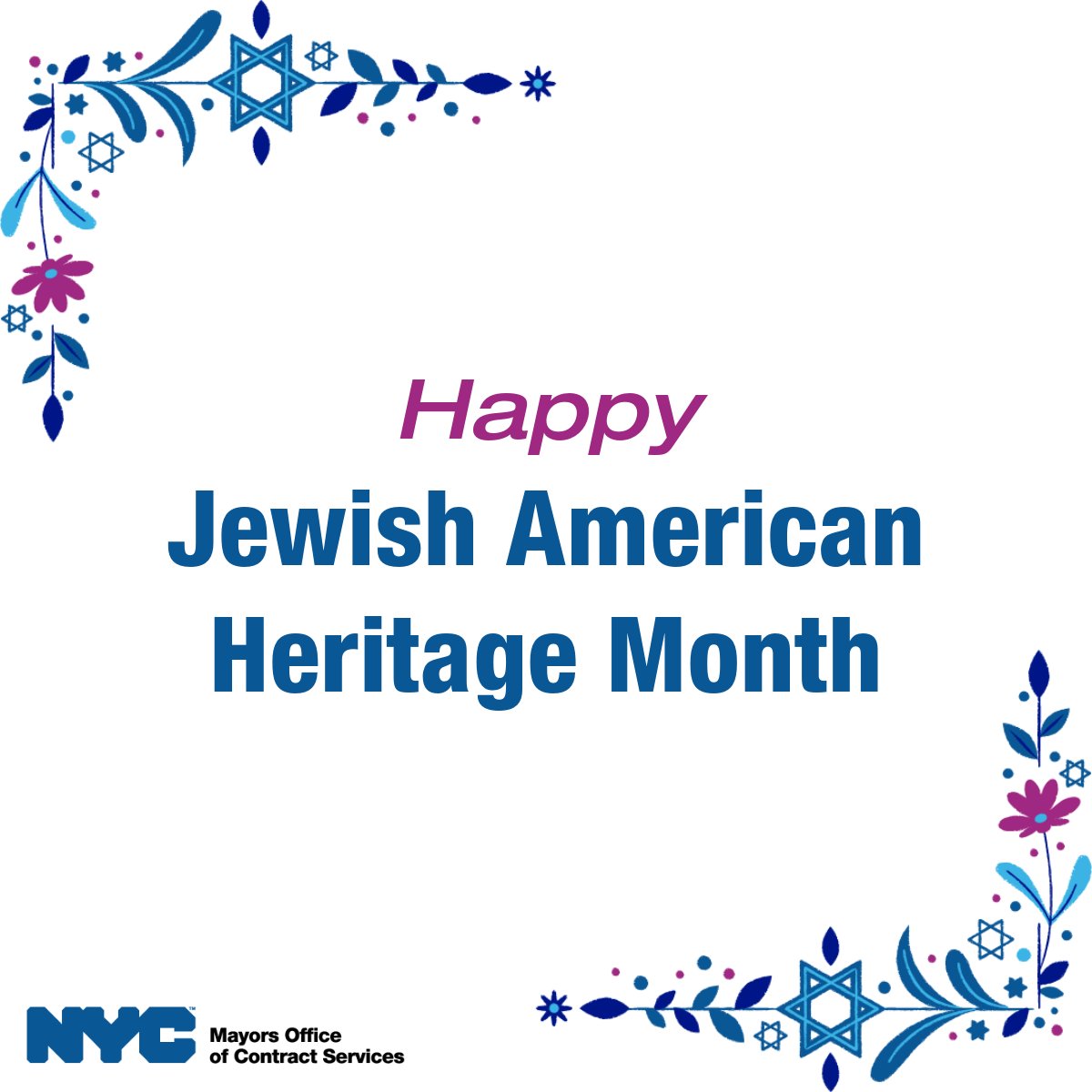 🌟 May is Jewish American Heritage Month! 🌟

Let's celebrate the rich heritage and contributions of Jewish Americans, honoring their resilience and cultural impact. Join us in recognizing and celebrating diversity this May!
#JewishAmericanHeritageMonth #CelebrateDiversity