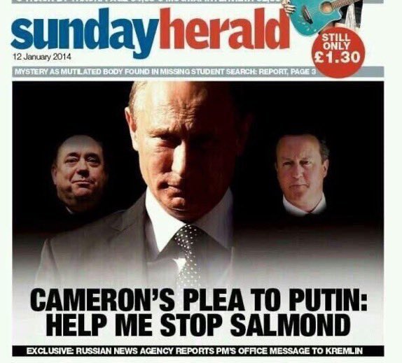 @AndrewSharpe99 Yip & I remember in 2014 Cameron asking for Putin's help to produce a No vote.