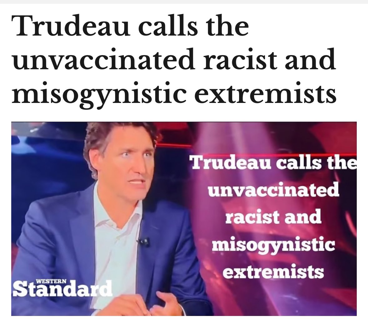 Trudeau gets called a wacko and the entire Liberal party & media come to his rescue. Trudeau labels millions of Canadians racists & misogynists and the same people sat silent. This is about gaining votes, nothing more. They are frauds. All of them.