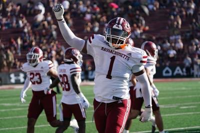 After A great Showcase today I am Blessed to receive A Offer From Umass‼️@UMassFootball @TMRamFootball @CoachTreWB @CoachCamFB4 @Kivy9292 @CoachMcCray9 @AllenTrieu @TMRamNation @TrotwoodSports