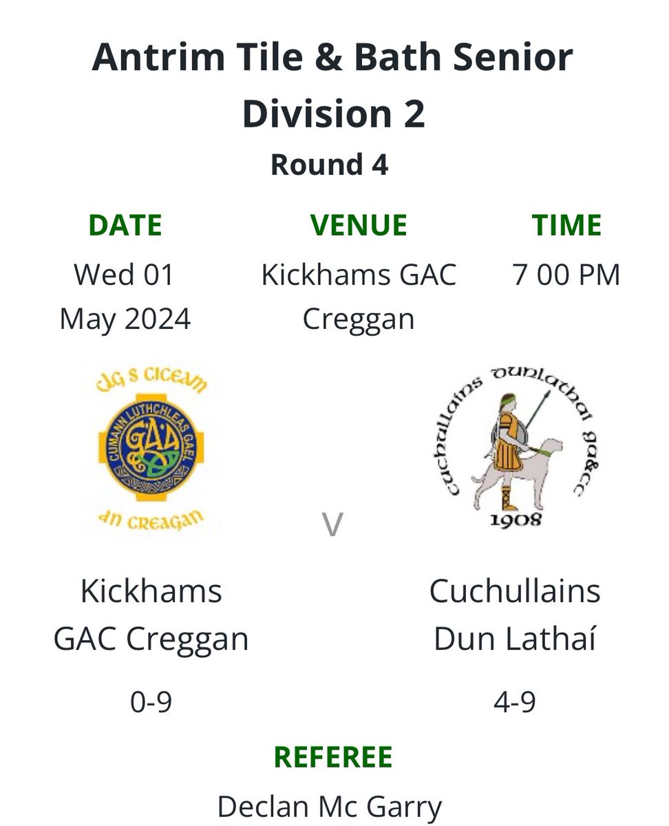 Division 2 camogie league result
