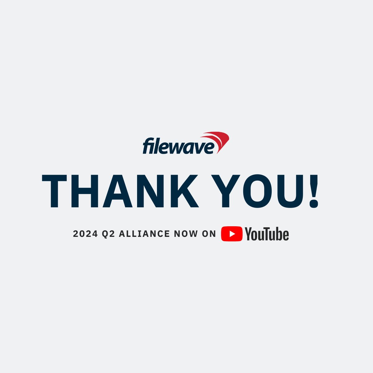 Thank you to all of our customers who joined us yesterday for our Q2 Alliance eMeeting! The recording is now live on our YouTube channel. Watch now to stay informed and stay up-to-date with the latest developments and updates from FileWave! 🚀 hubs.ly/Q02vMXHH0