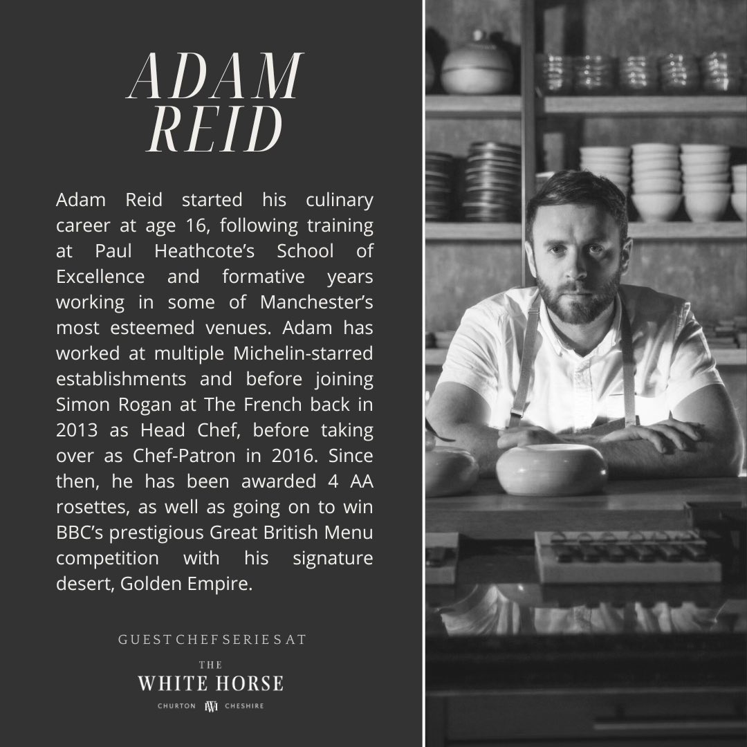 Gary here, Good evening! When you think of talented Chefs in the North you think of Adam Reid… when you’ve got a special occasion you go to see Chef Adam at the French. What would the Manchester food scene be without Adam Reid at the French ? We are delighted that Chef Adam has