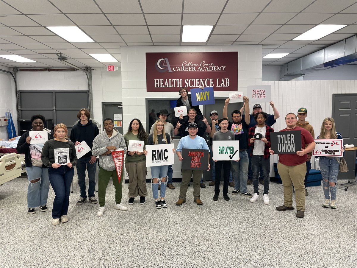 National Decision Day event was held today at CCCA to honor our seniors!!! Students decided their next steps, whether that may be to enlist, enroll or employ!! We are very proud of these  students! #nationaldecisionday #classof2024