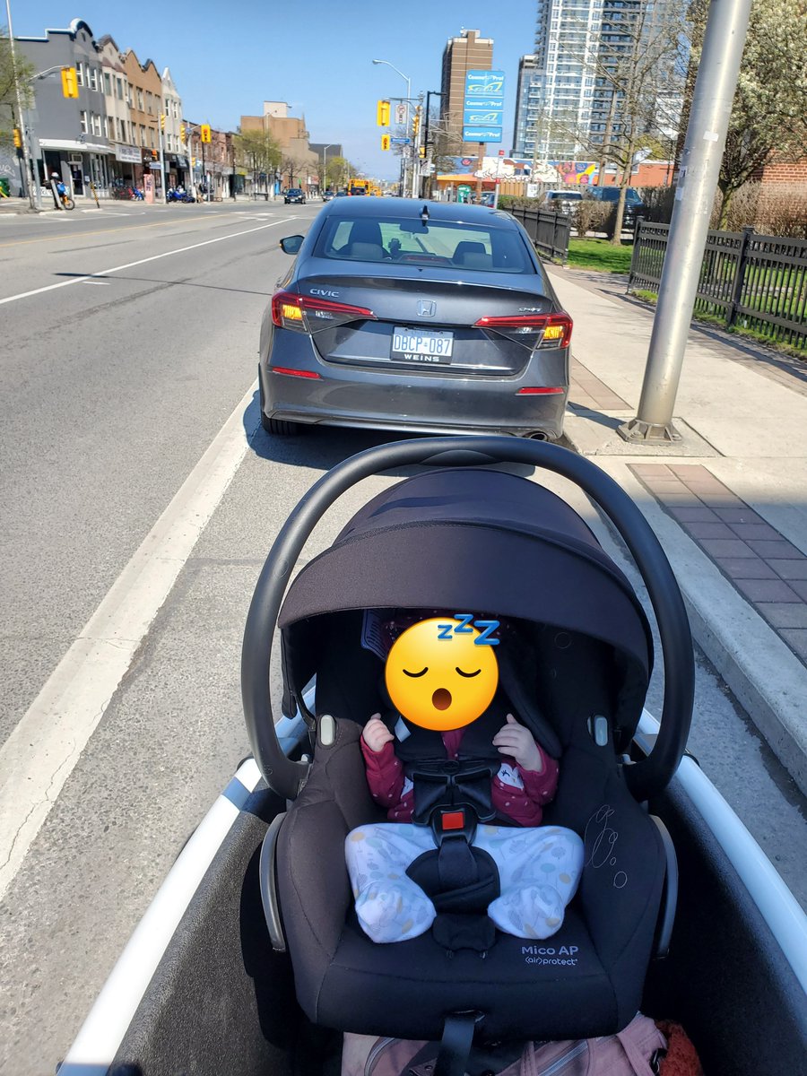 Cars parking in the bike lane radicalized me 13 years ago, and these days my willingness to 'just go around' has hit rock bottom. It feels more important than ever to make it safe for ALL of us to walk and bike. #PreciousCargo
